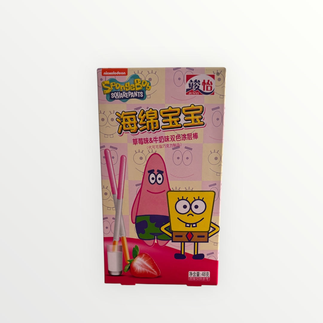 Spongebob Stix Strawberry & Milk