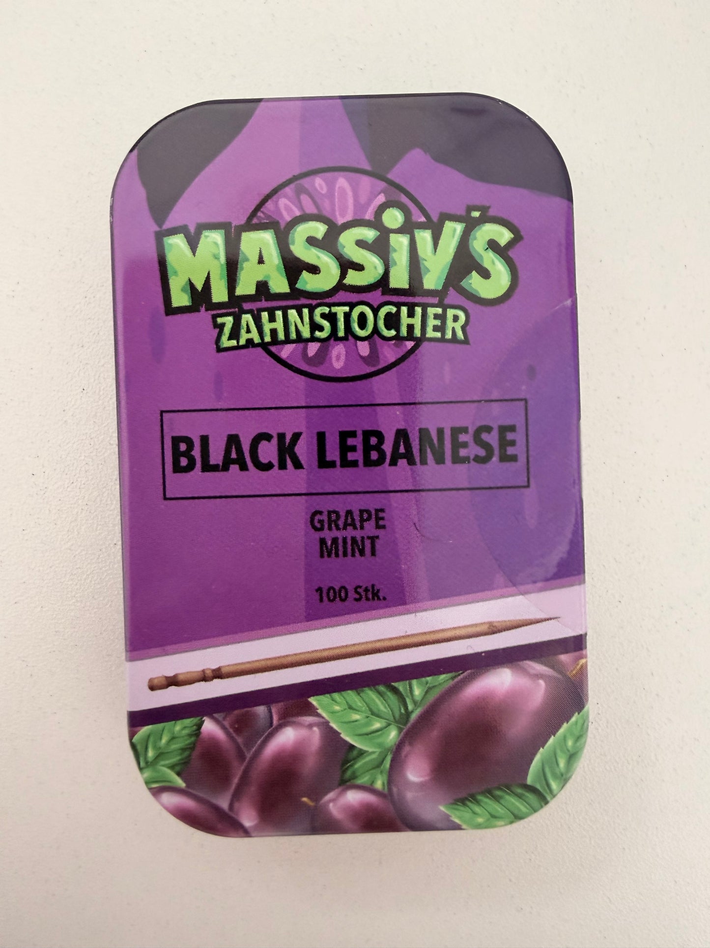 Massivs Zahnstocher Black Lebanese