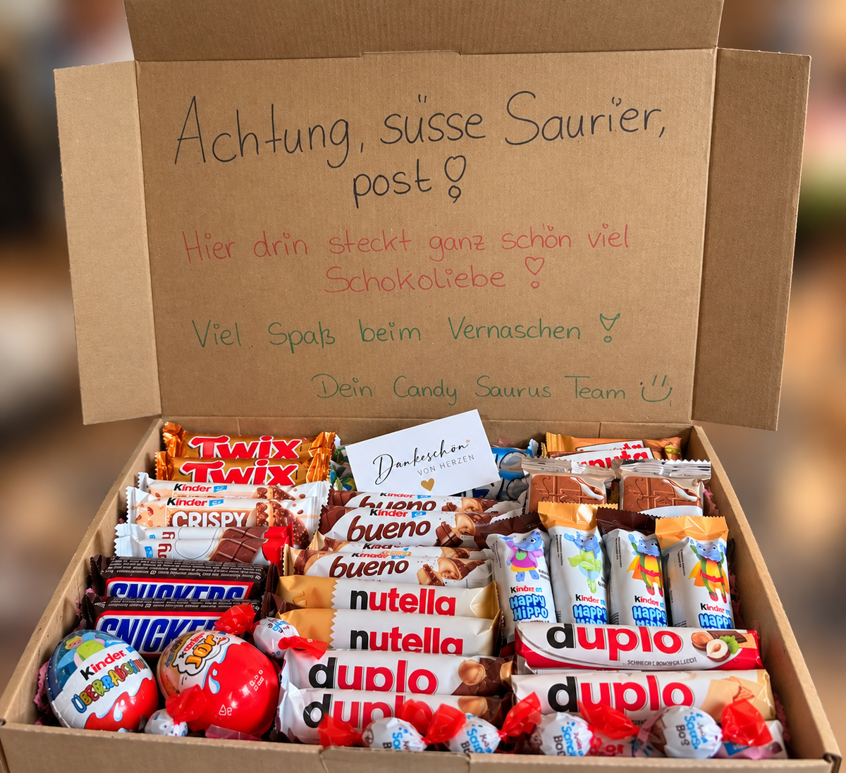 🦖🍫 Candy Saurus Schoko-Überraschungsbox 🎁