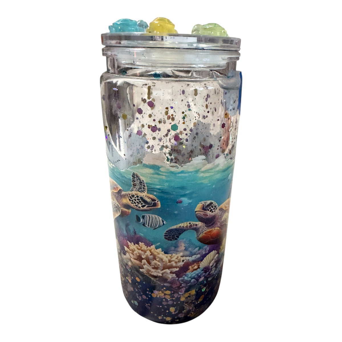 Trinkbecher Schildkröten inkl Strohhalm