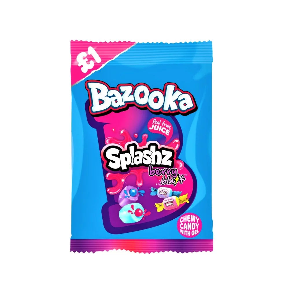 Bazooka - Splashz - Berry Blast - Tüte - 120g