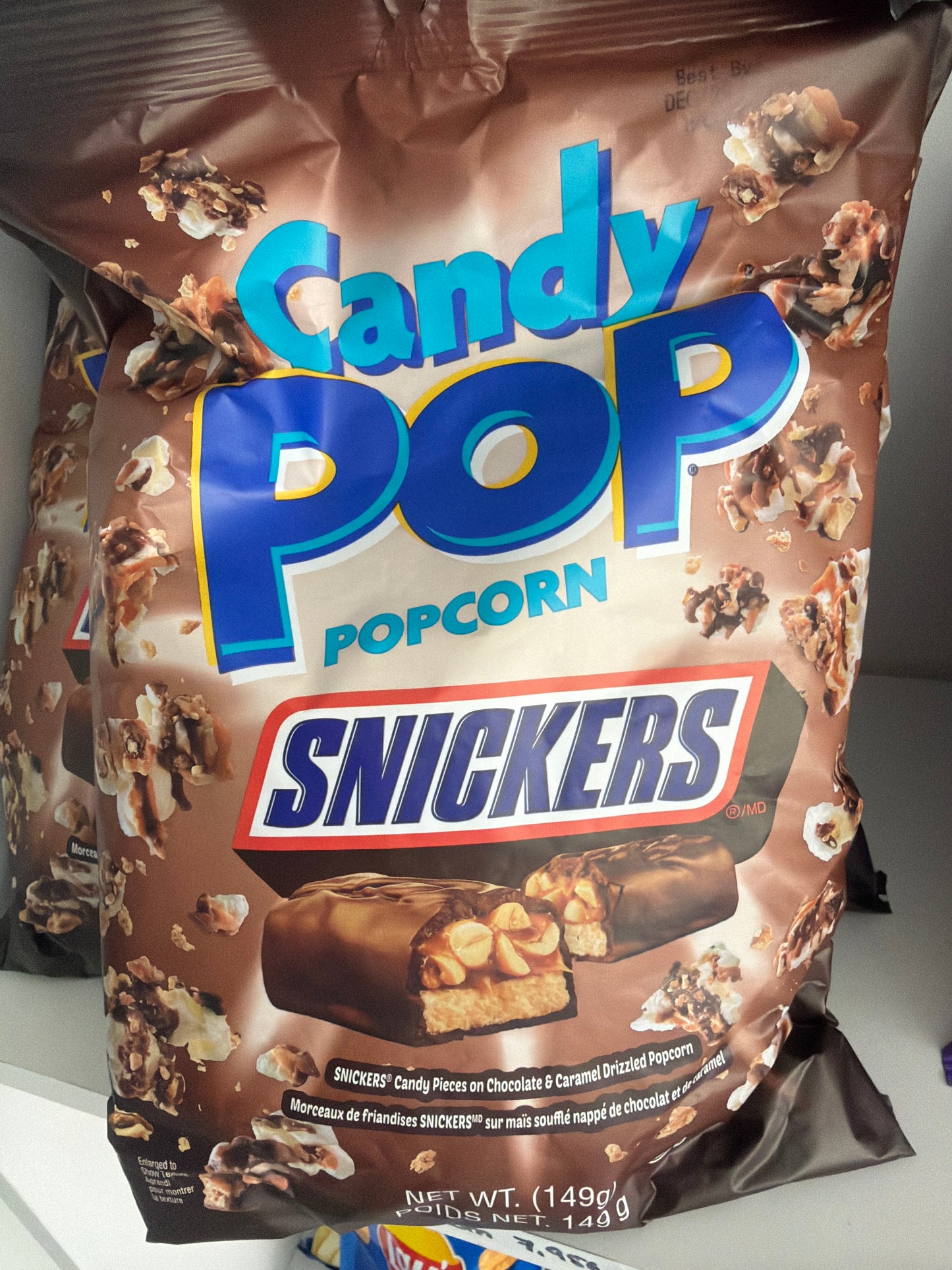 Snickers Popcorn mhd 12/26