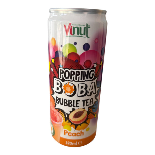 Popping bubble Tea Peach