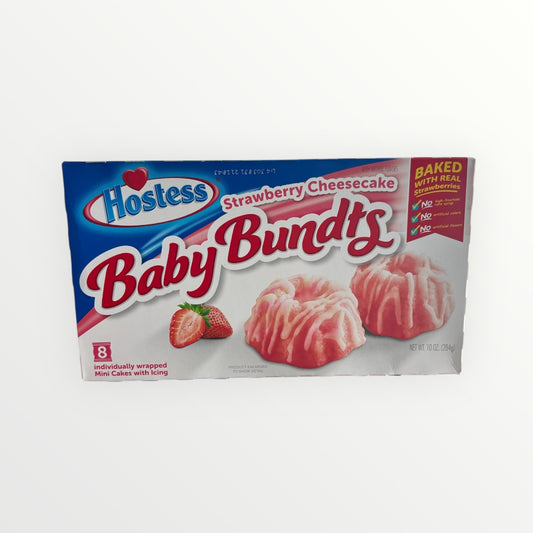 Hostess Baby Bundts Strawberry Cheesecake