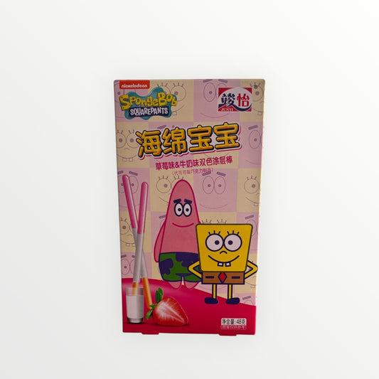 Spongebob Stix Strawberry & Milk