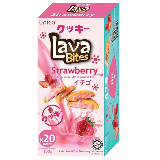 Unico Lava Bites Strawberry 200g (Kopie)