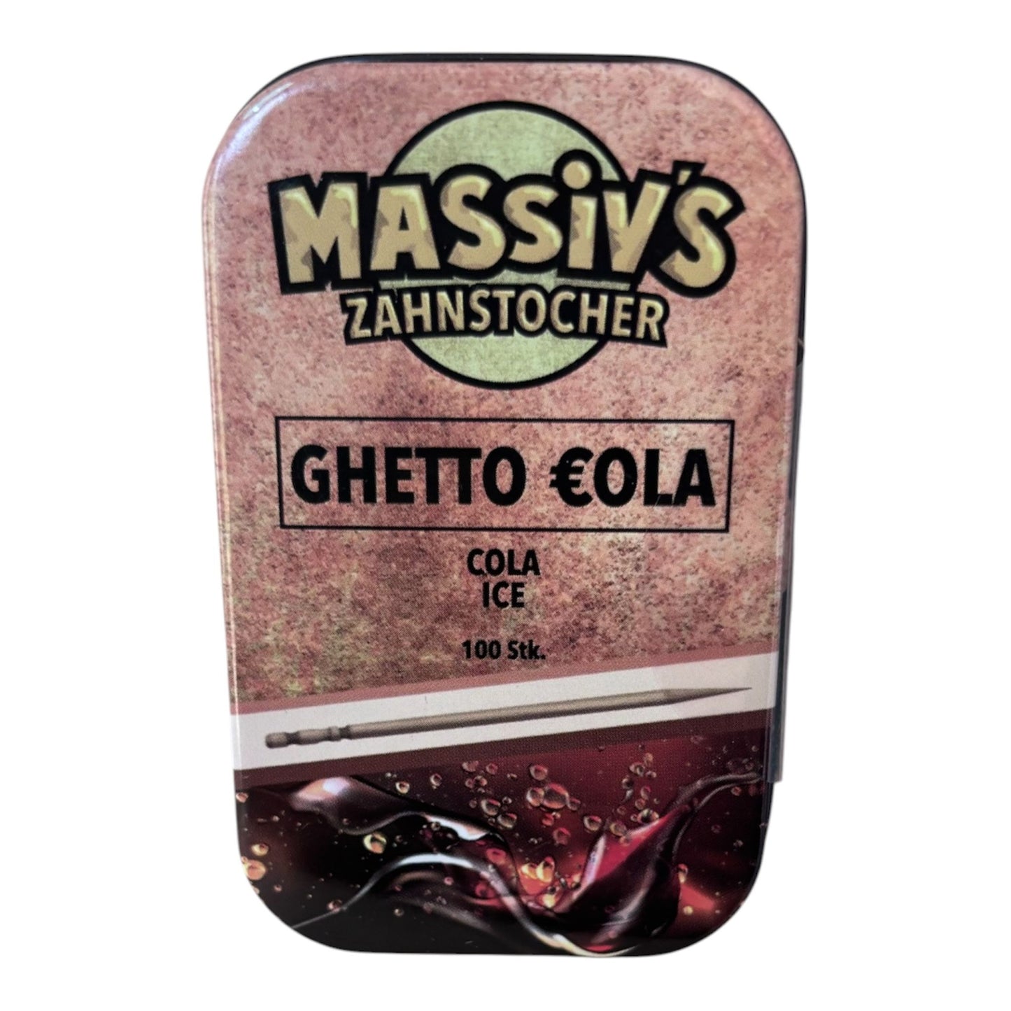 Massivs Zahnstocher Cola