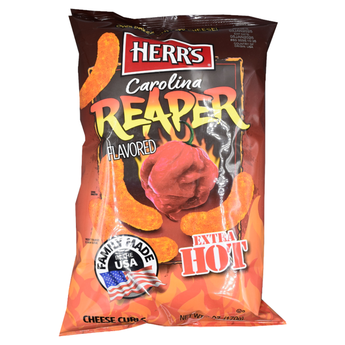Herrs Carolina Reaper Cheese Curls 11/25