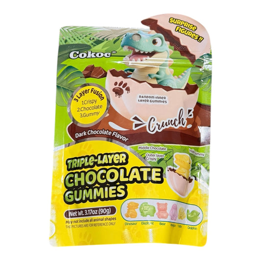 Triple Layer Chocolate Gummies